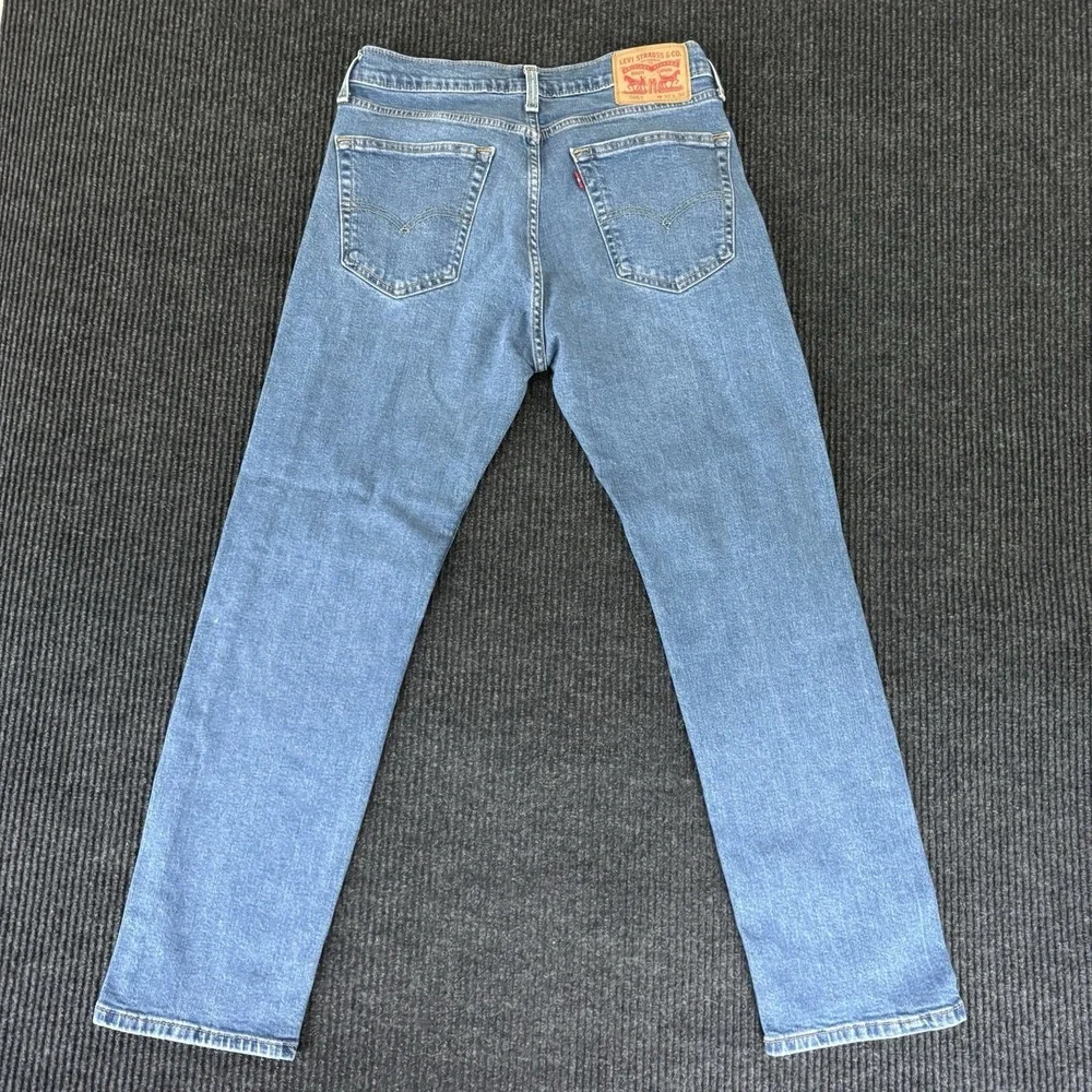 Levi's 505 Regular Fit Straight Leg Jeans Blue 32x30 Mens Denim Classic